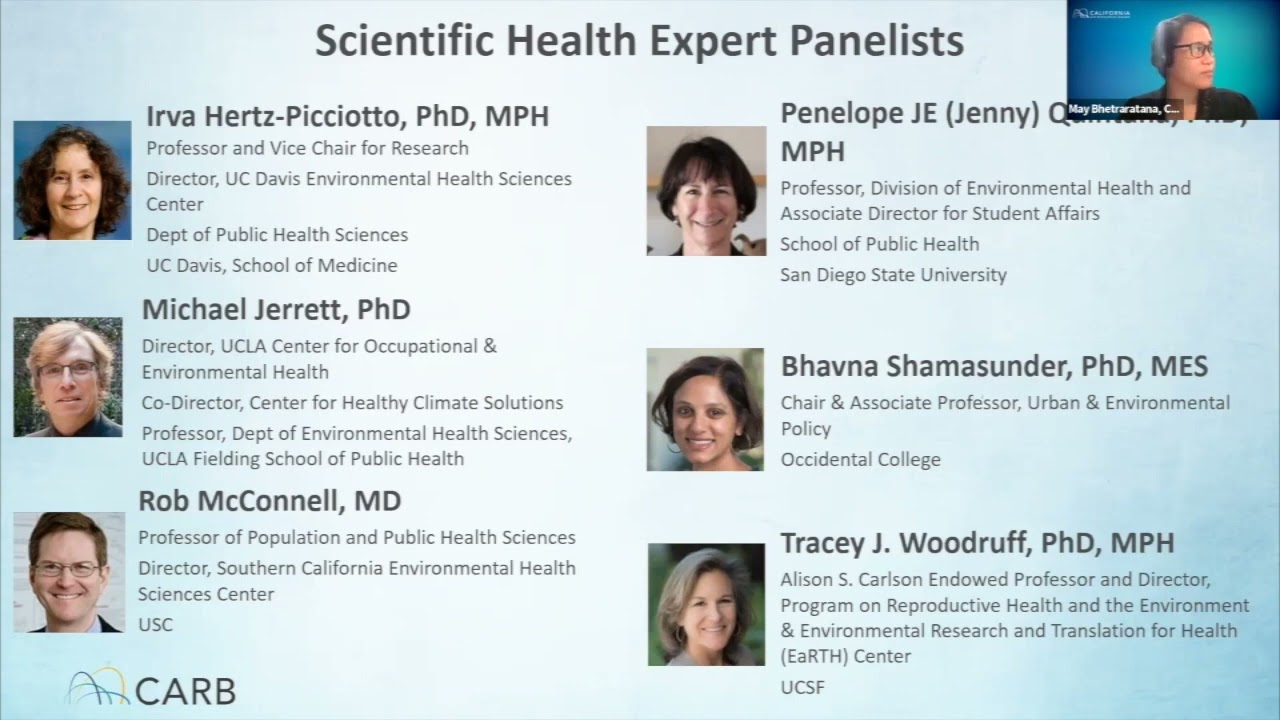 Public Meeting on Emerging Research: Air Pollution Health Outcomes and Valuation
