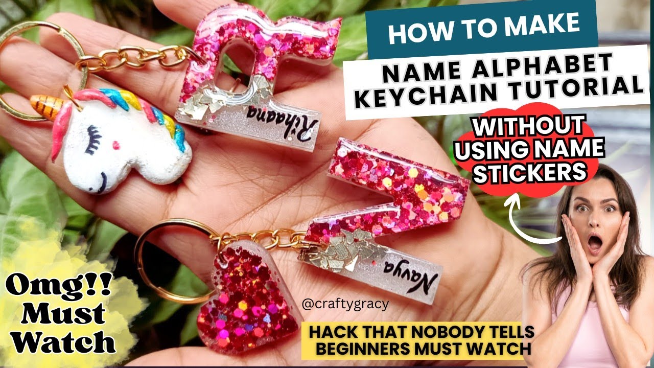 resin art for beginners step by step | how to make resin keychain | keychain making at home #epoxy