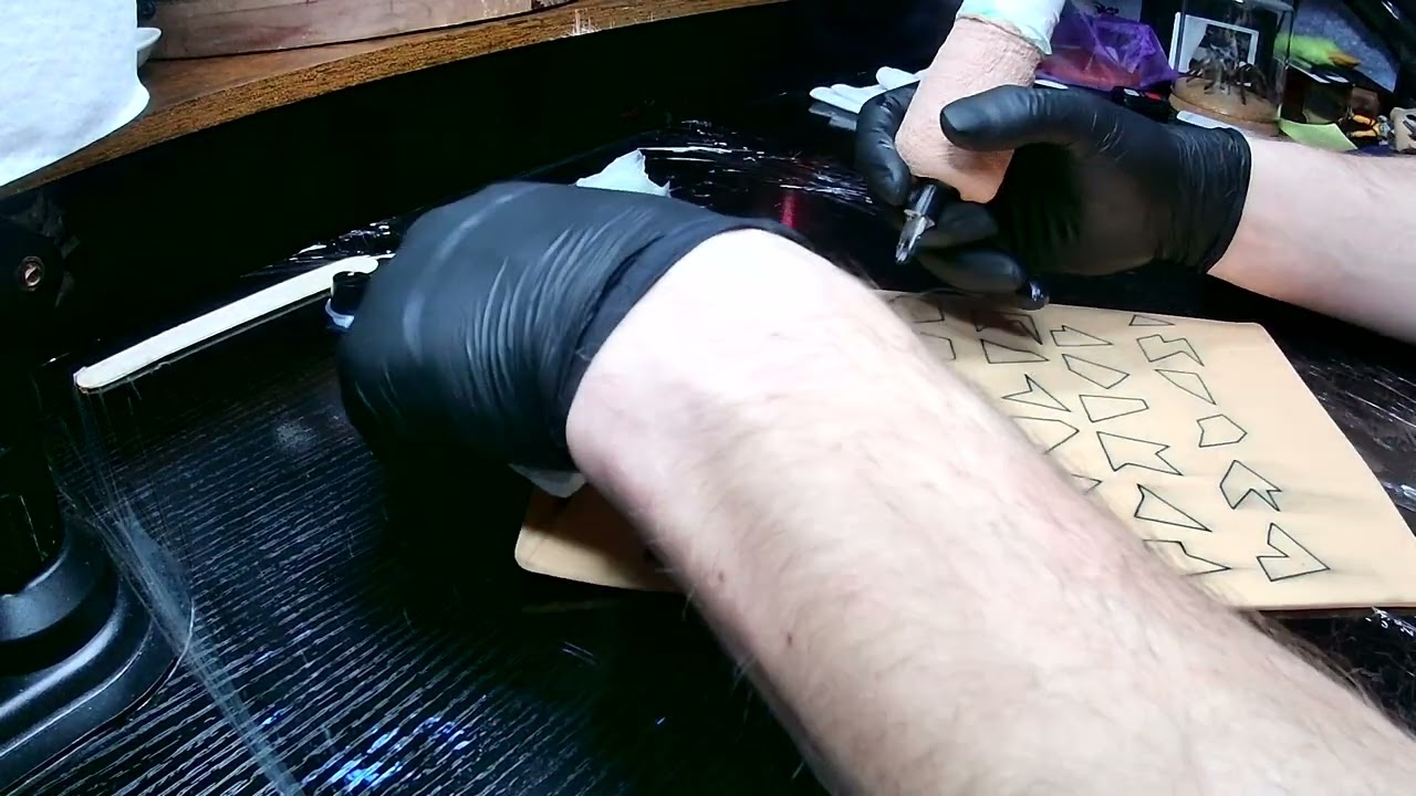 Tattooing101 Whip Shading Practice