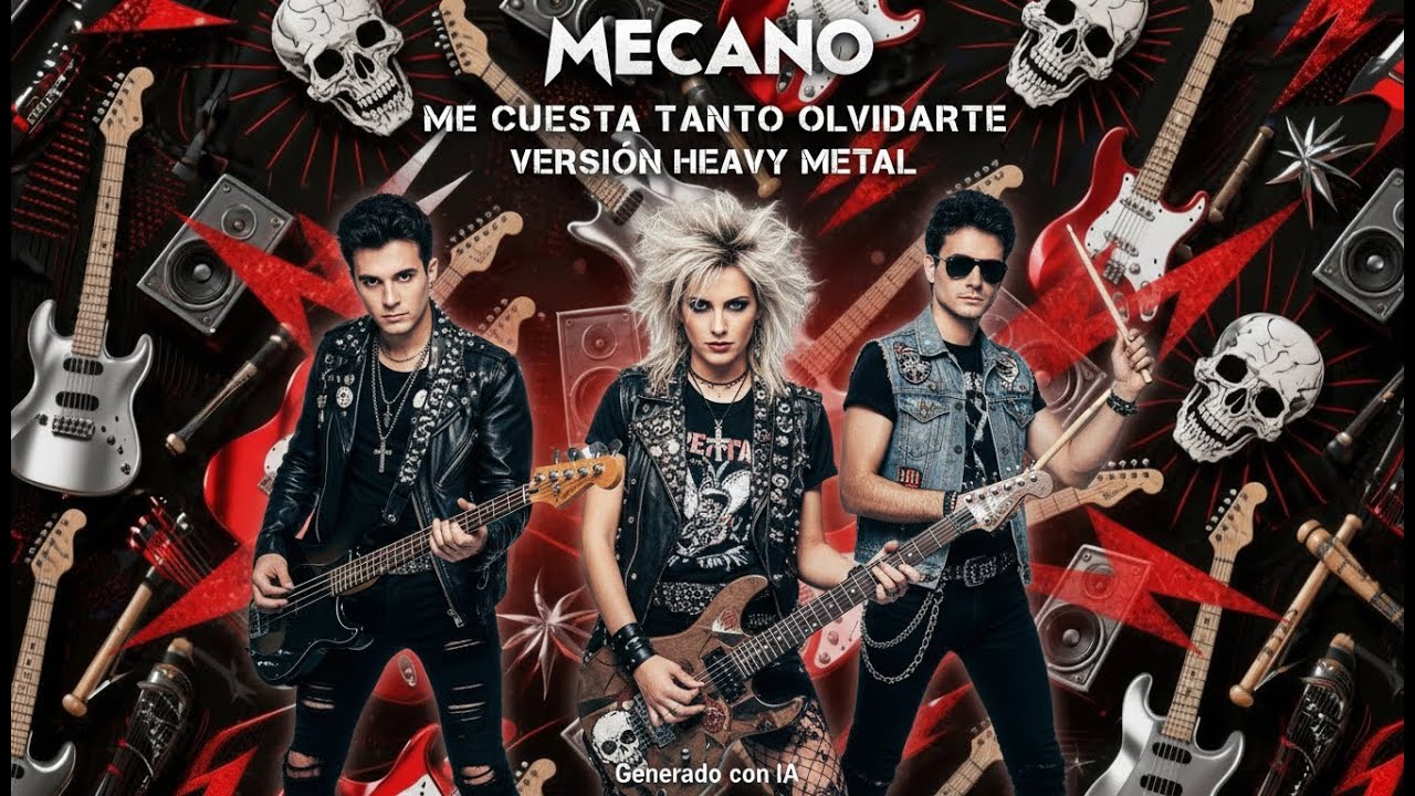 Mecano – Me Cuesta Tanto Olvidar | Cover IA Heavy Metal ochentero emotivo