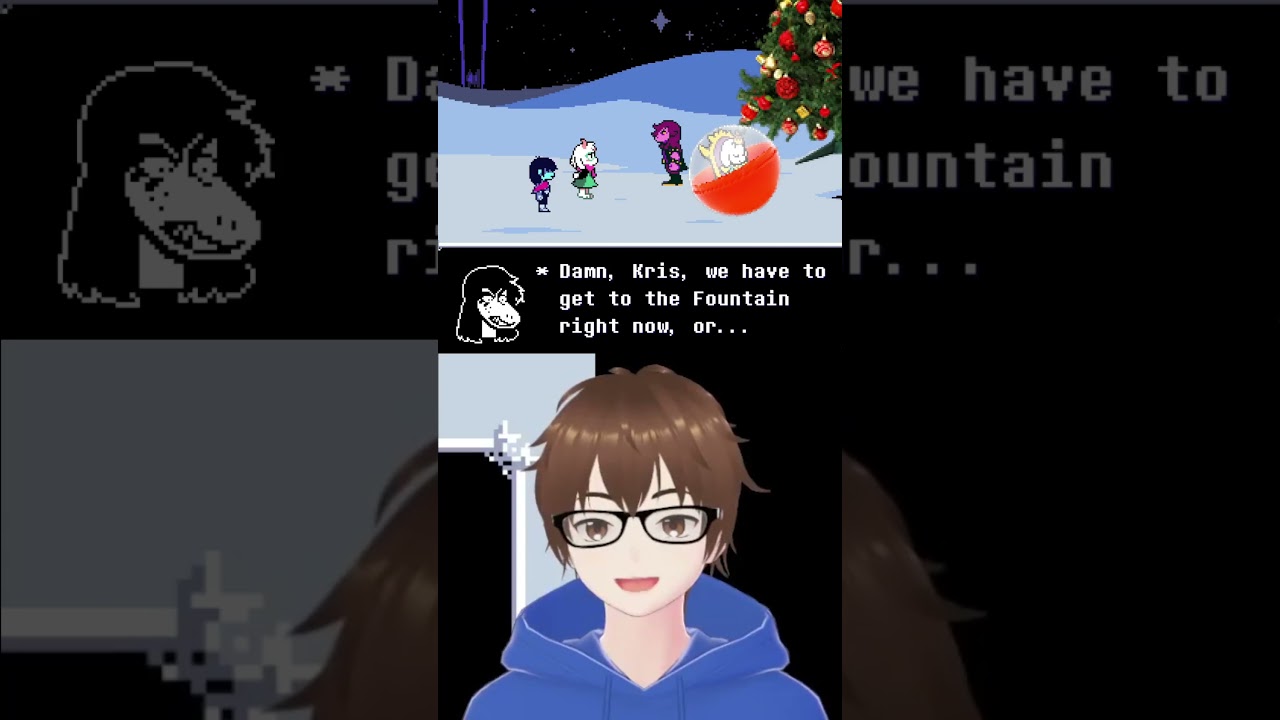 Oh, you found us..... #deltarune #shorts #vtuber