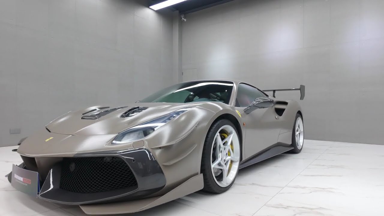 DARWINPRO | Product Showcase: Carbon Fiber Aerodynamics Body Kit for Ferrari 488 