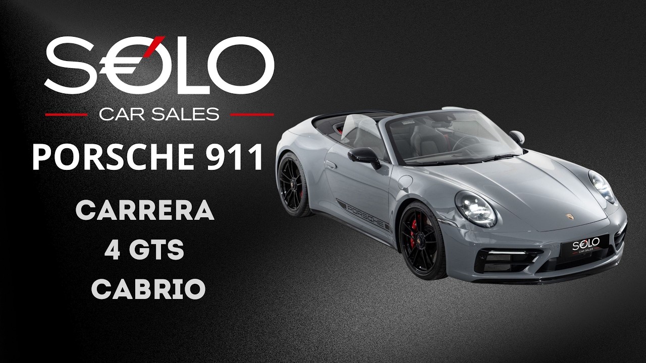 Porsche 911 GTS Cabrio — cuando conducir se convierte en emoción | Solo Car Sales