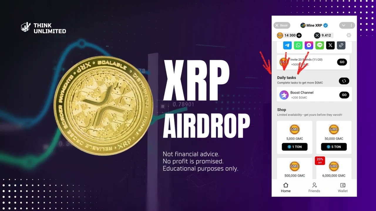 XRP mining in Airdrop
