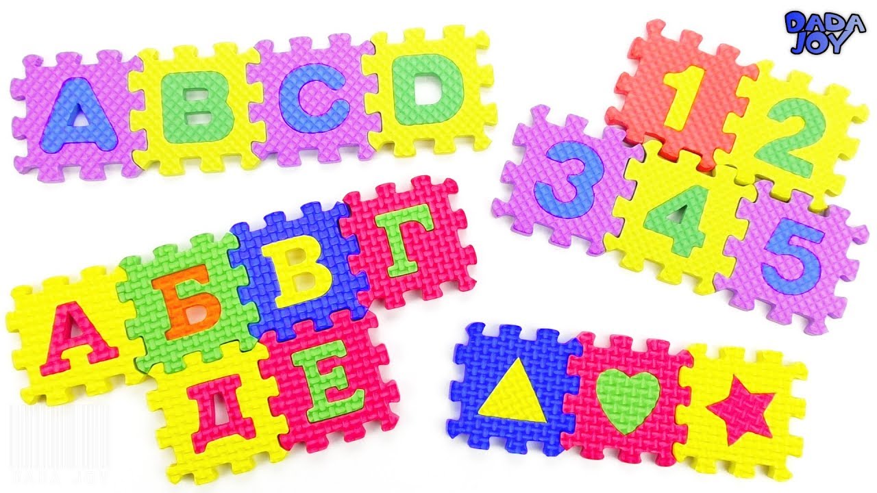 Abecedario en Español|Abecedario en Ruso para Niños|Formas Geométricas|Números