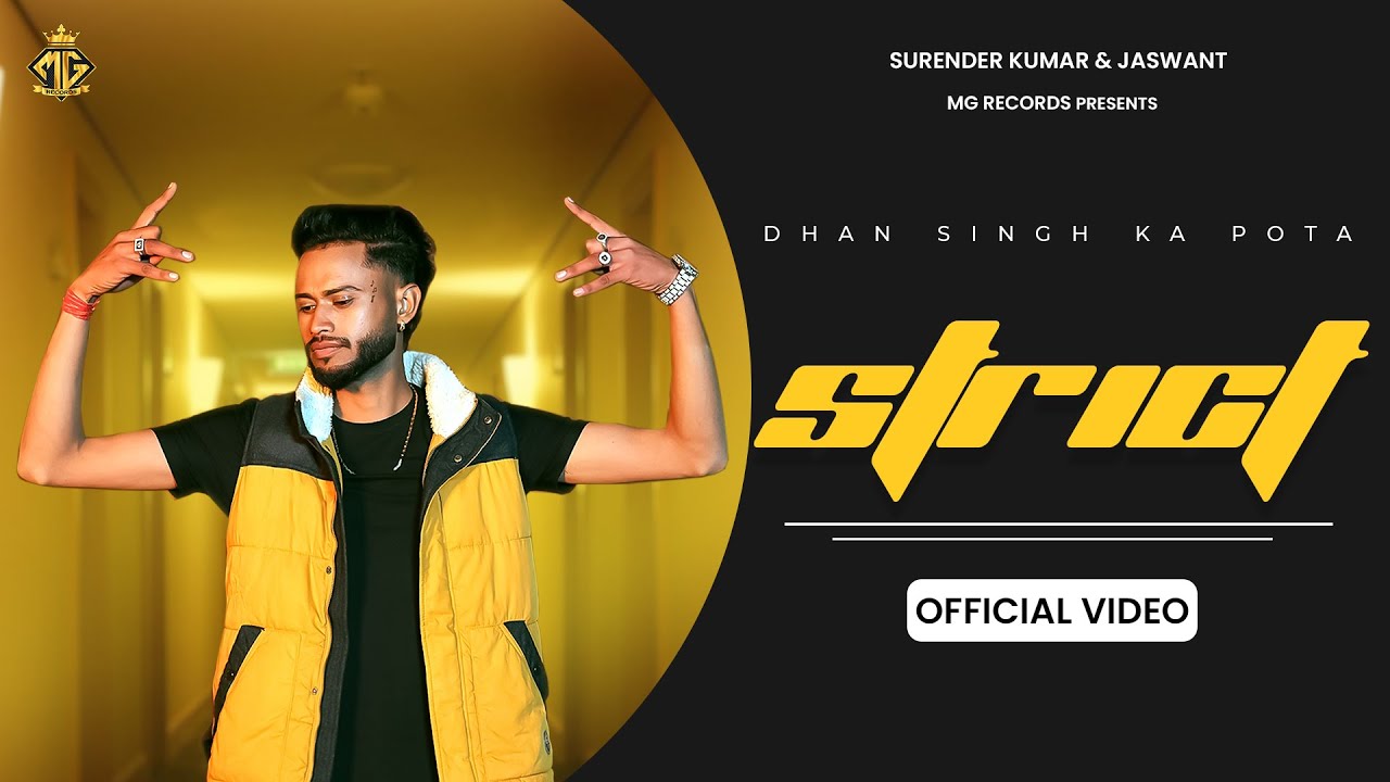 STRICT (Official Video) : DHAN SINGH KA POTA | GEET EMPIRE | LATEST HARYANVI 🎶 HIP-HOP 🎶 SONG 2025
