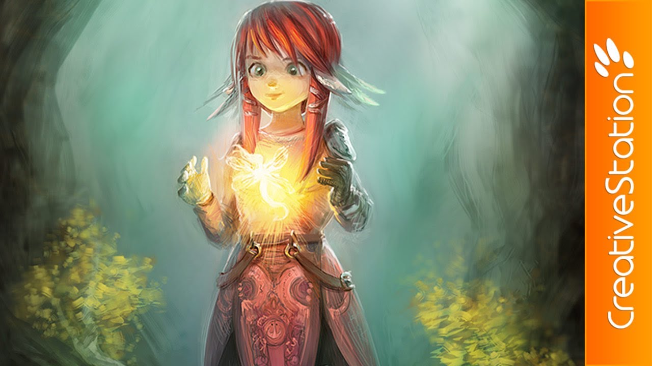 Kynitia - Speed Painting (#GIMP-Painter, Mypaint) | CreativeStation GM