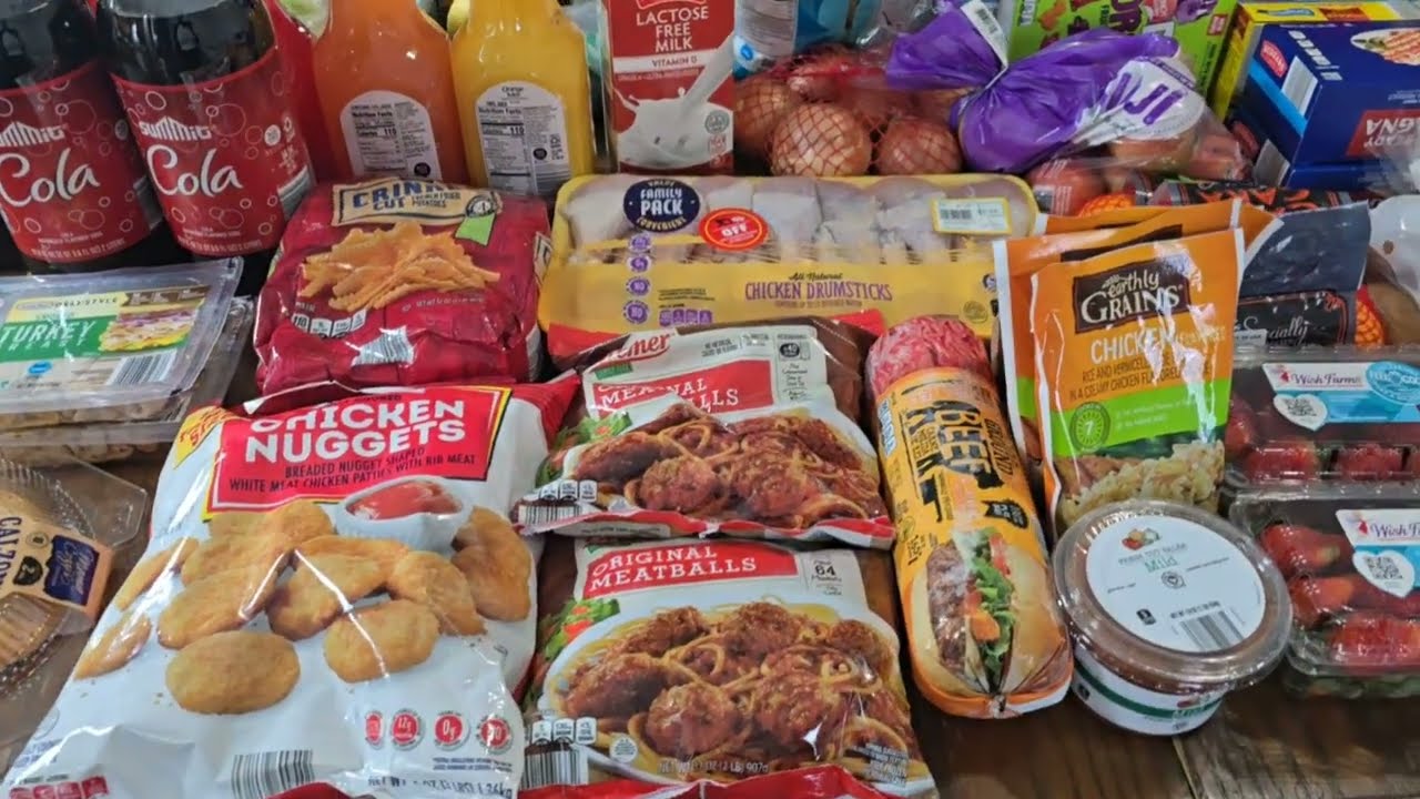 Большая рождественская покупка продуктов в ALDI на 400 долларов | Покупка продуктов в ALDI в Мисс...
