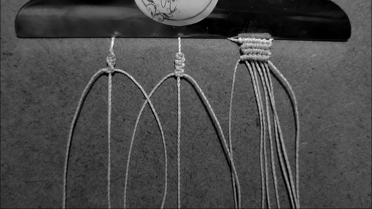 TUTORIAL DE NUDOS BÁSICOS DE MICRO MACRAME