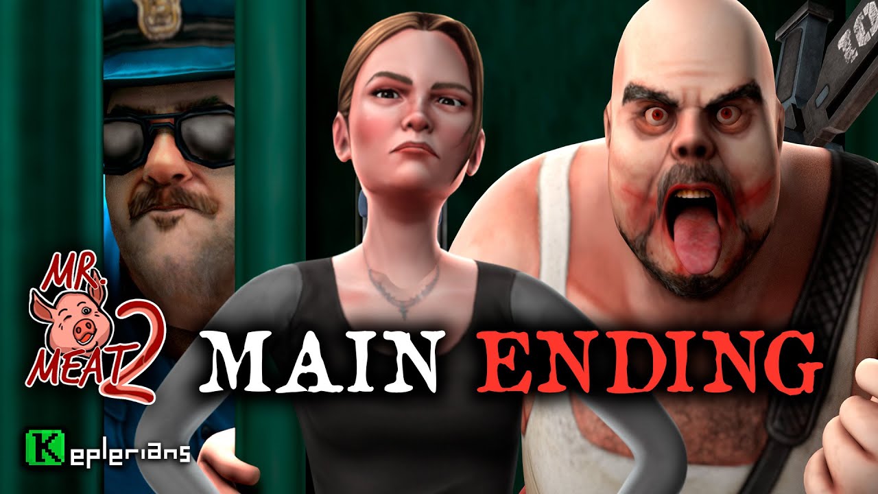 MR. MEAT 2 FULL GAMEPLAY 🎮 MAIN DOOR ENDING 🍖 PIG 13 on the LOOSE! 🐷