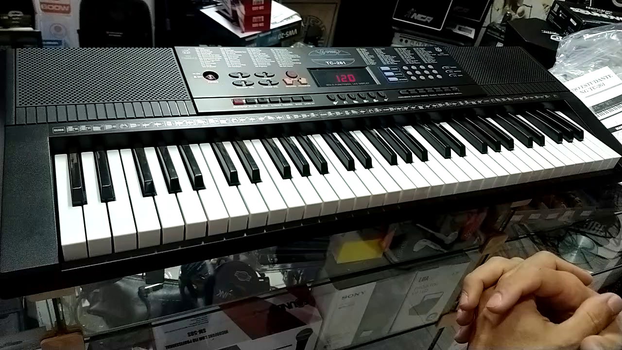 teclado para iniciante 5 oitavas &oacute;timo custo x benef&iacute;cio spring tc261