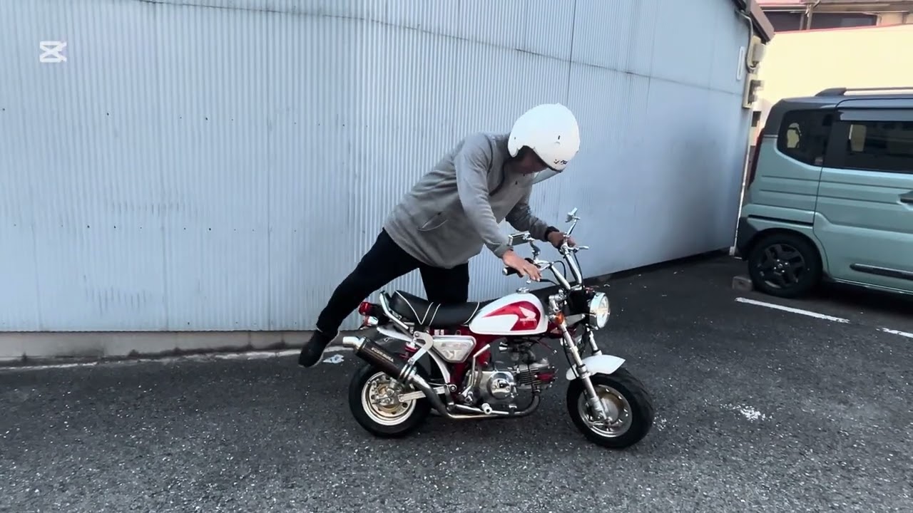 モンキーAB２７限定CBカラーカスタム車両です♪キタコ８８cc可愛くパワフルに走ります‼️