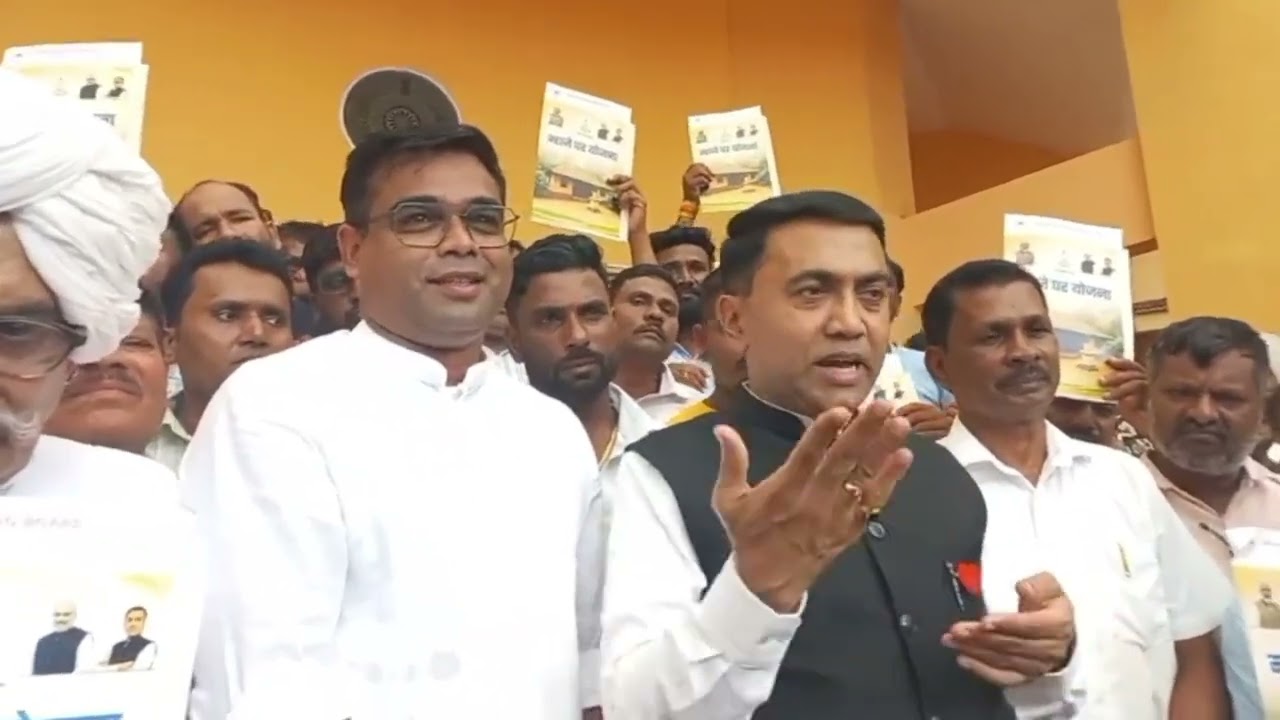 Migrant gets plot in sancoale in presence of CM 