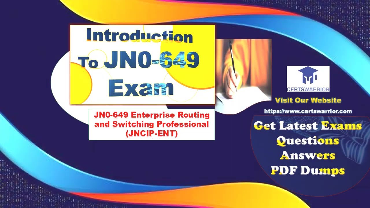 JN0-649 Enterprise Routing and Switching Professional (JNCIP-ENT)  By Certs Warrior