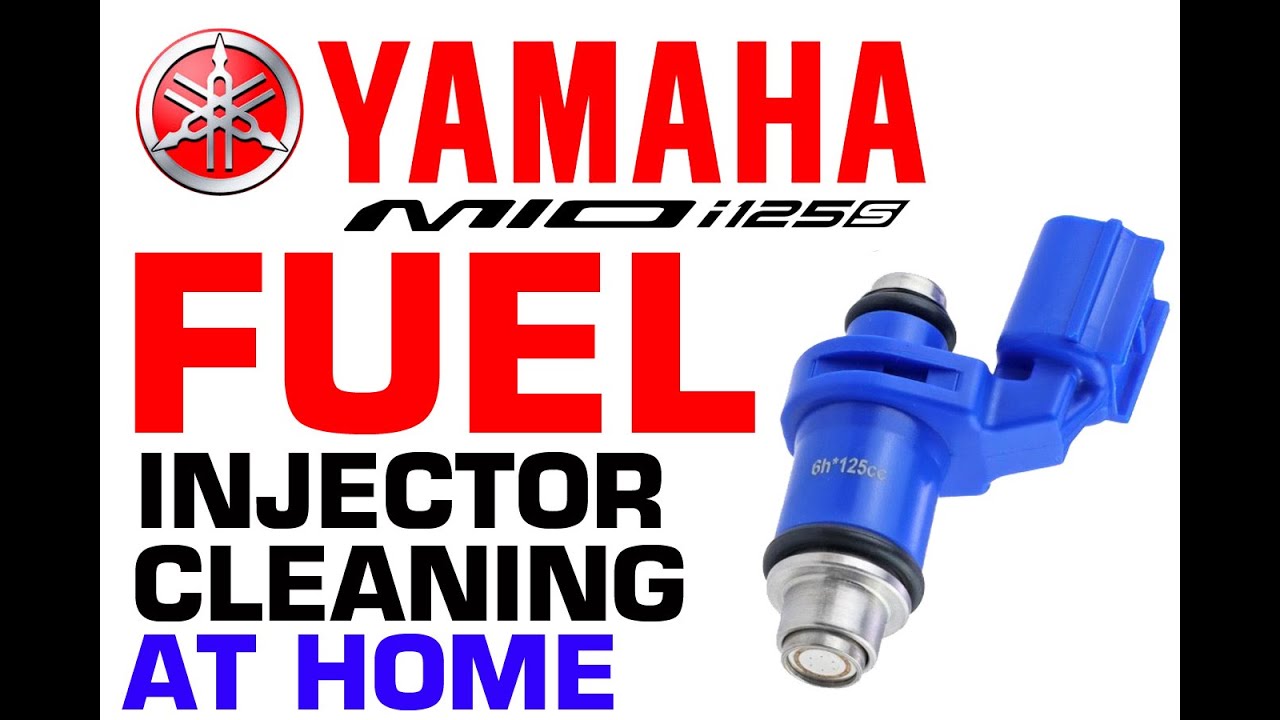 YAMAHA MIO I125 ( FUEL INJECTOR CLEANING) AT HOME