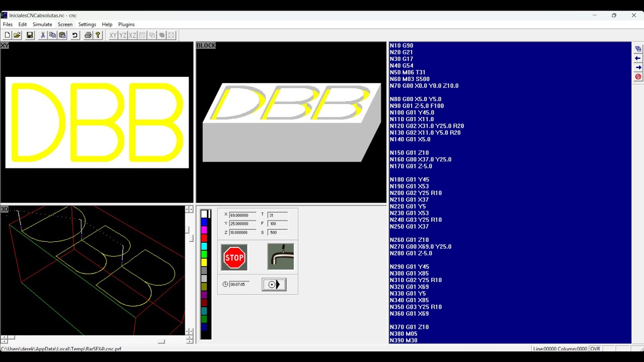 Practica MAC 02: Mis Iniciales