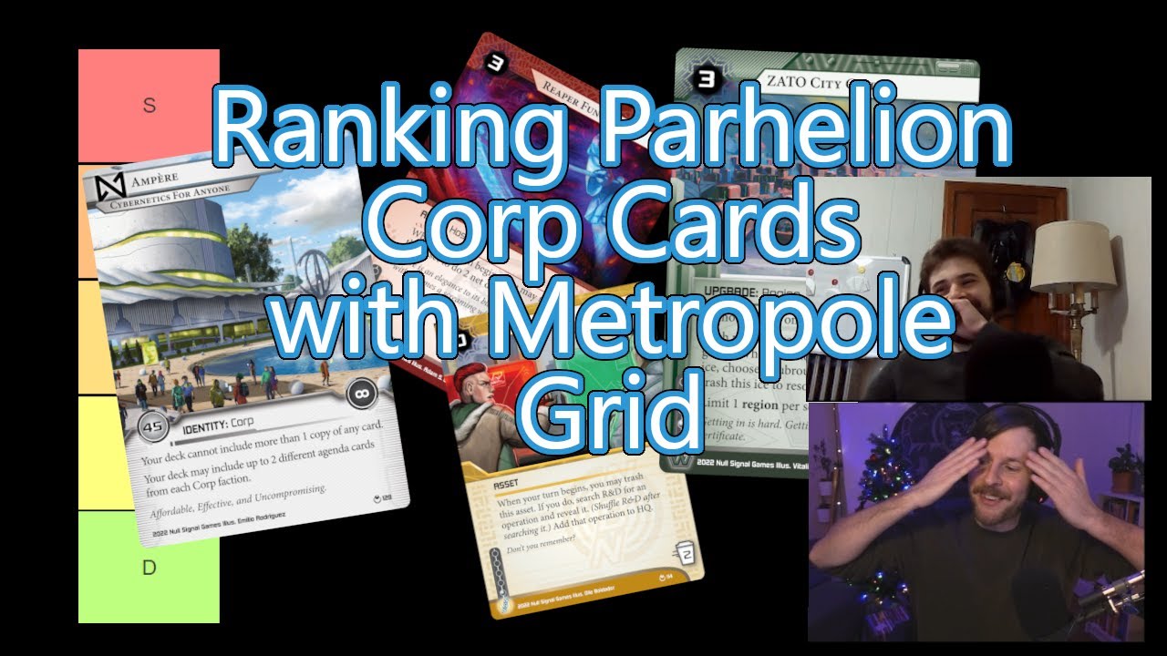 Ranking Parhelion Corp Cards - Featuring Metropole Grid