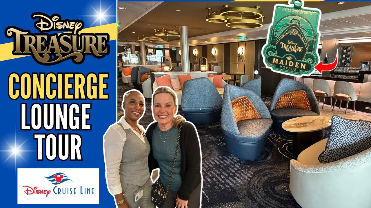 NEW Disney TREASURE Concierge Lounge Tour | Disney Cruise Line | Maiden Voyage | Luxury | Star Wars