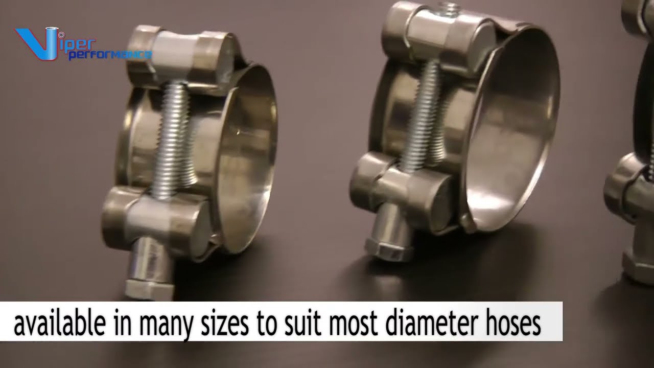 Stainless Steel T Bolt Clamps, Ideal for Silicone Hoses.mp4