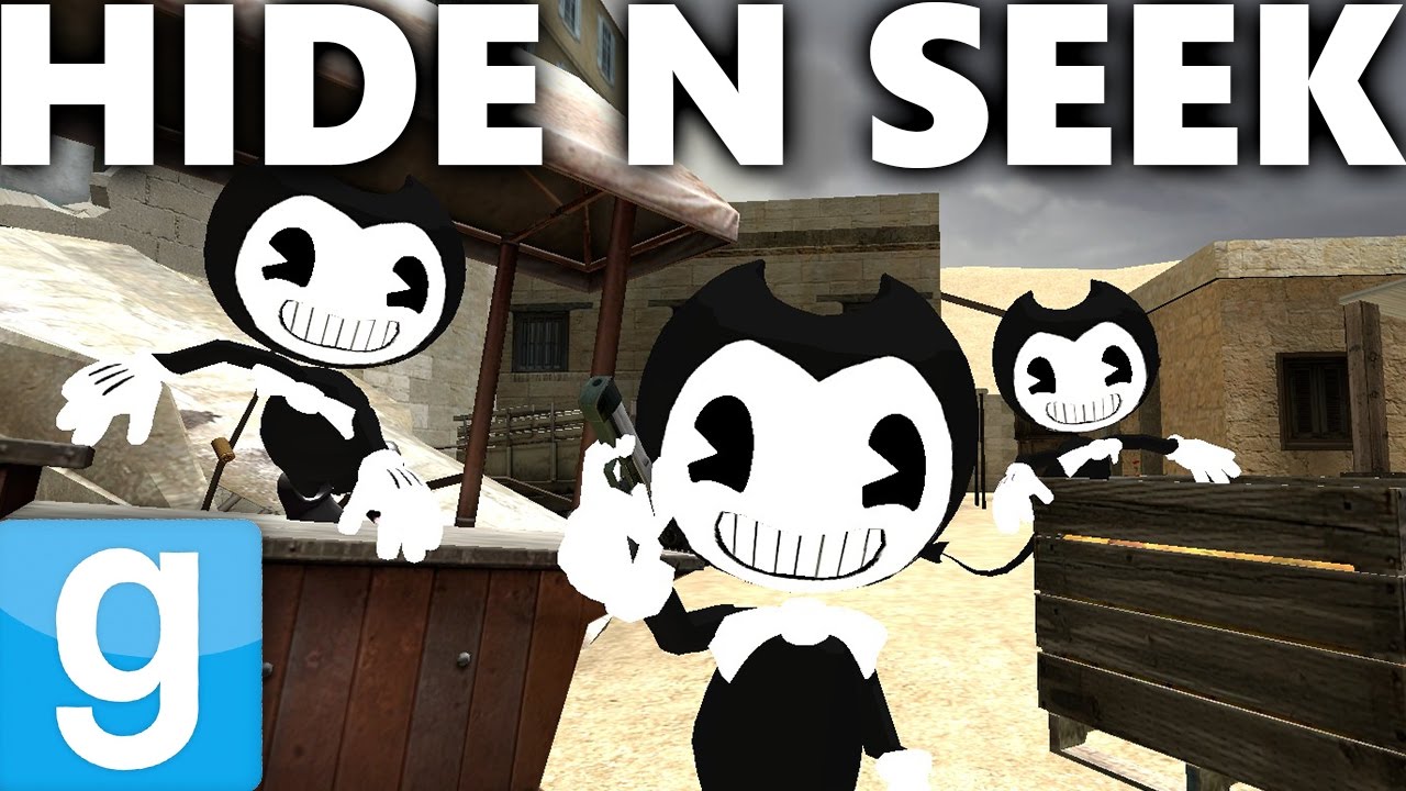 BENDY HIDE N SEEK | Garry's Mod Sandbox Fun (Bendy and the Ink Machine)
