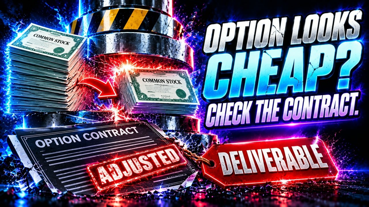 Adjusted Options: Why a Reverse Split Can Make the Strike Price Misleading