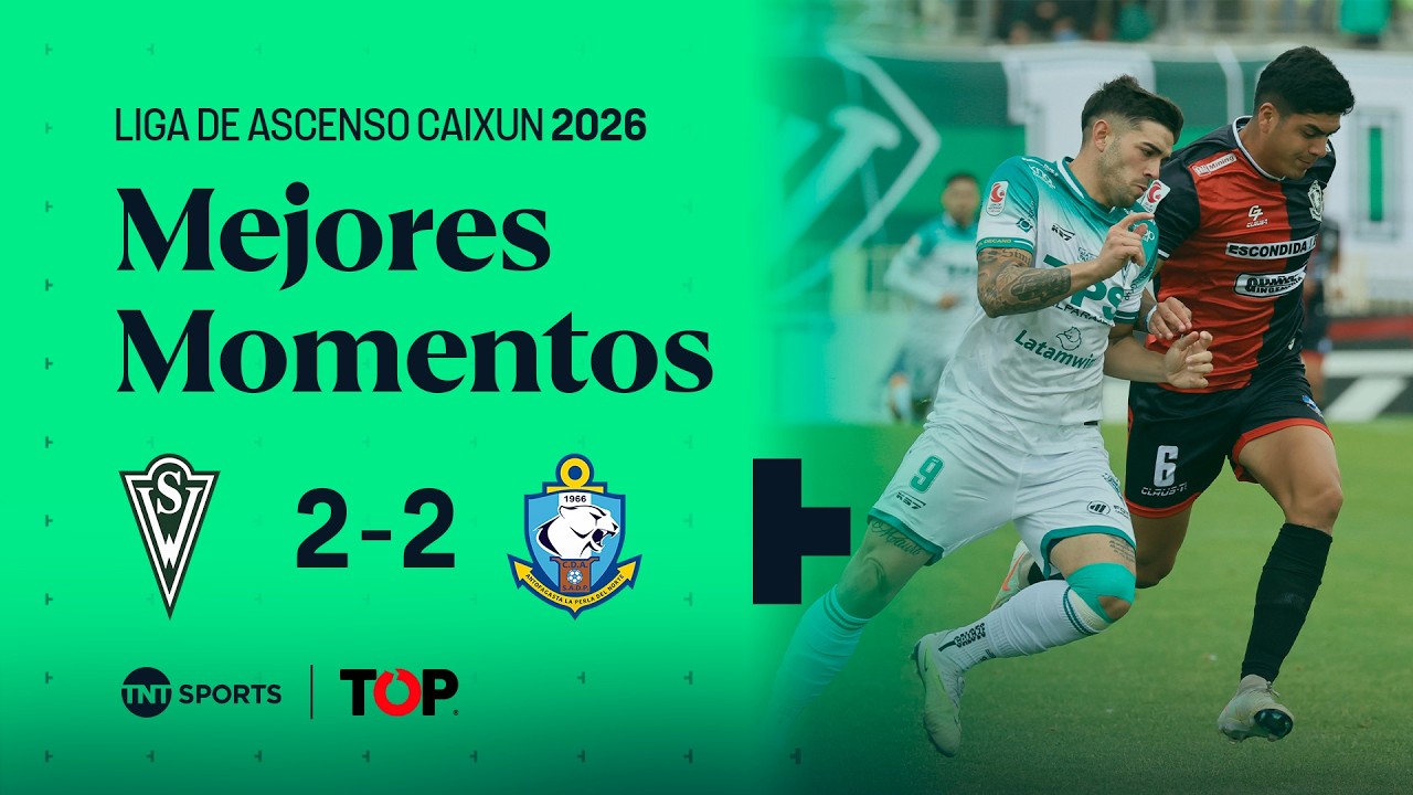 Compacto TOP | 🟢⚪ S. Wanderers 2 - 2 ⚪🔵 Dep. Antofagasta | Liga de Ascenso Caixun 2026 - Fecha 5