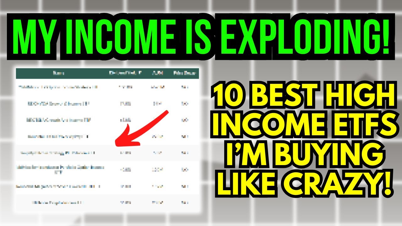 Эти 10 дивидендных ETF невероятно увеличивают мой дивидендный доход!