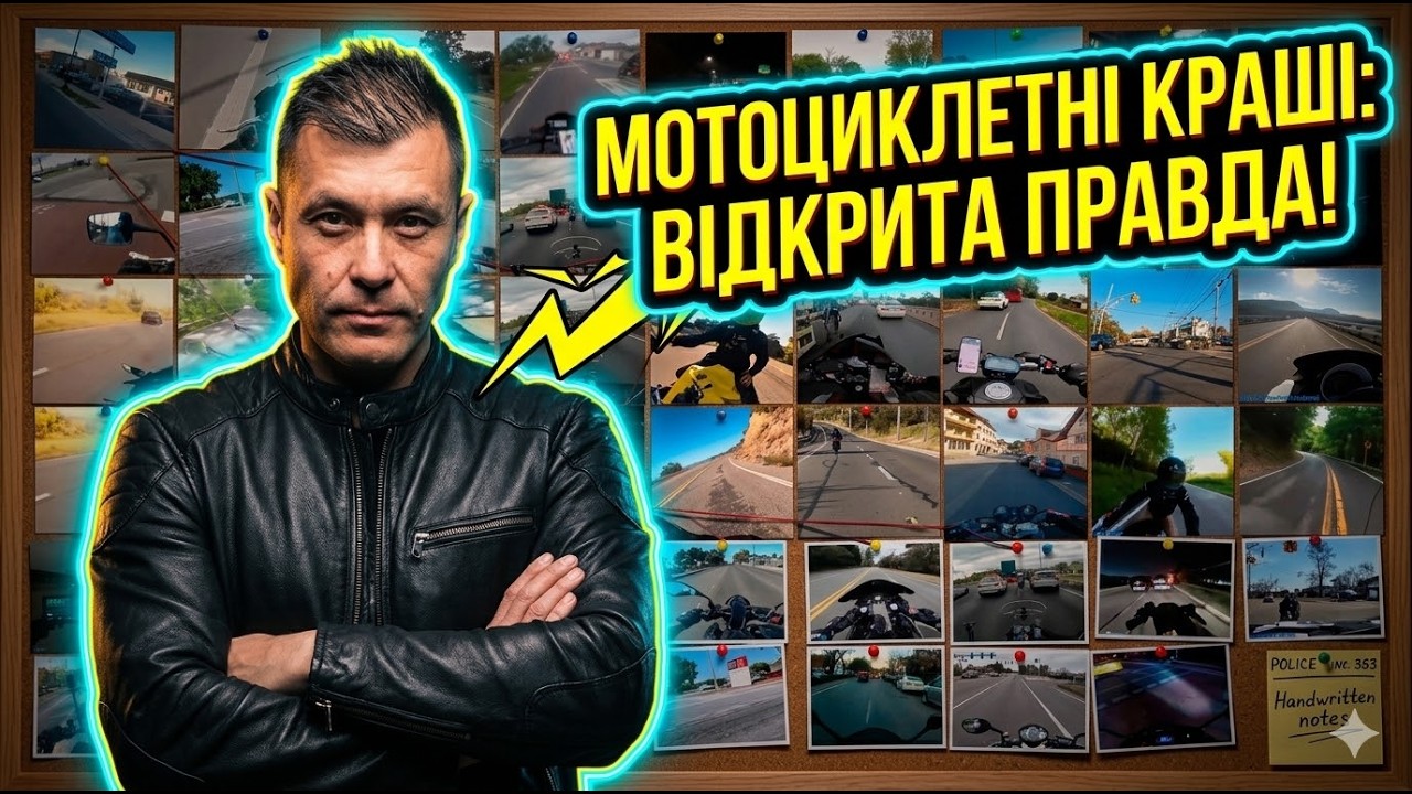 Мотоаварії по типам та пояснення. Проект Nebachiv [ 2021 ]