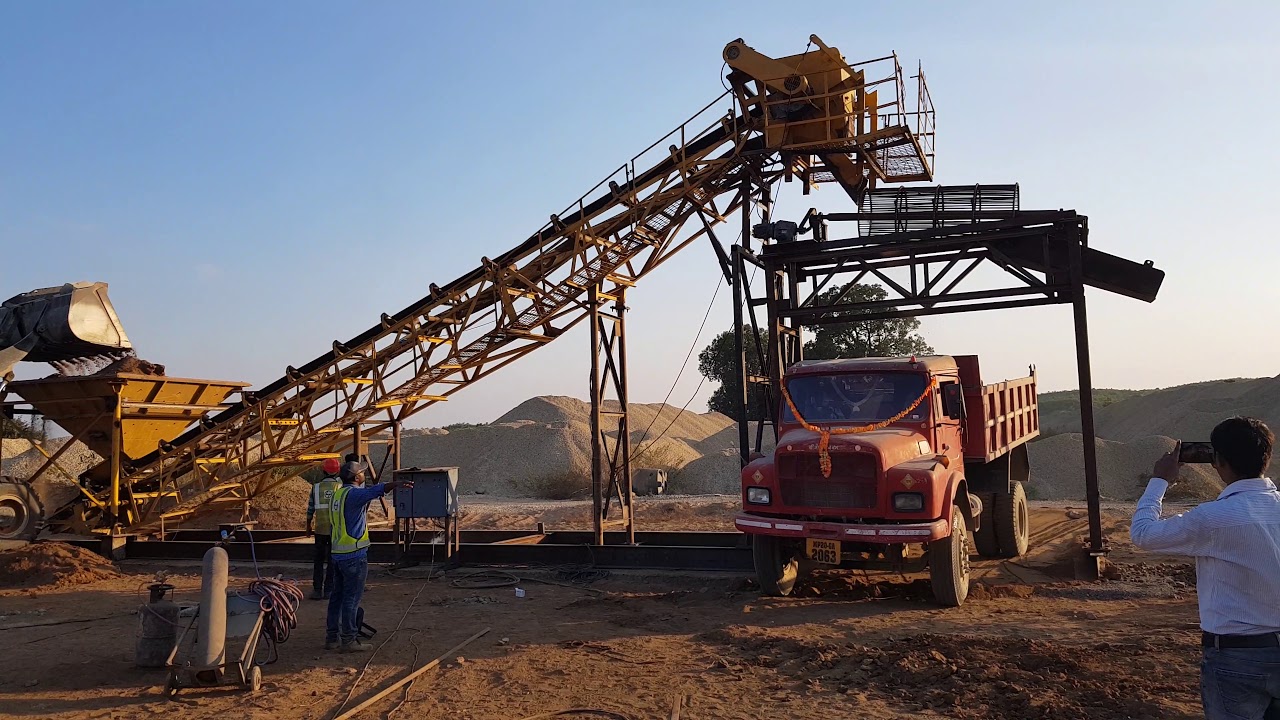 Sand Screening plant for construction industry..