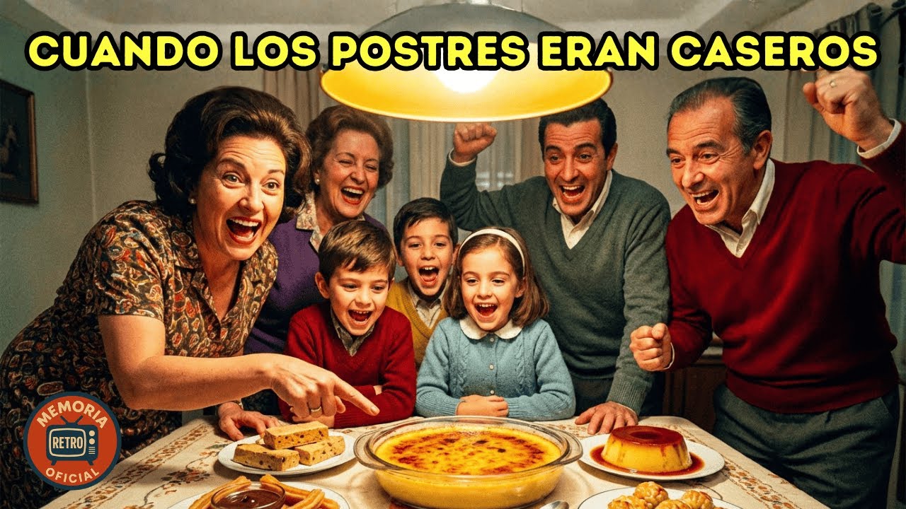 12 Postres Clásicos Españoles de los 60 que Fueron Famosos y hoy Nadie Recuerda