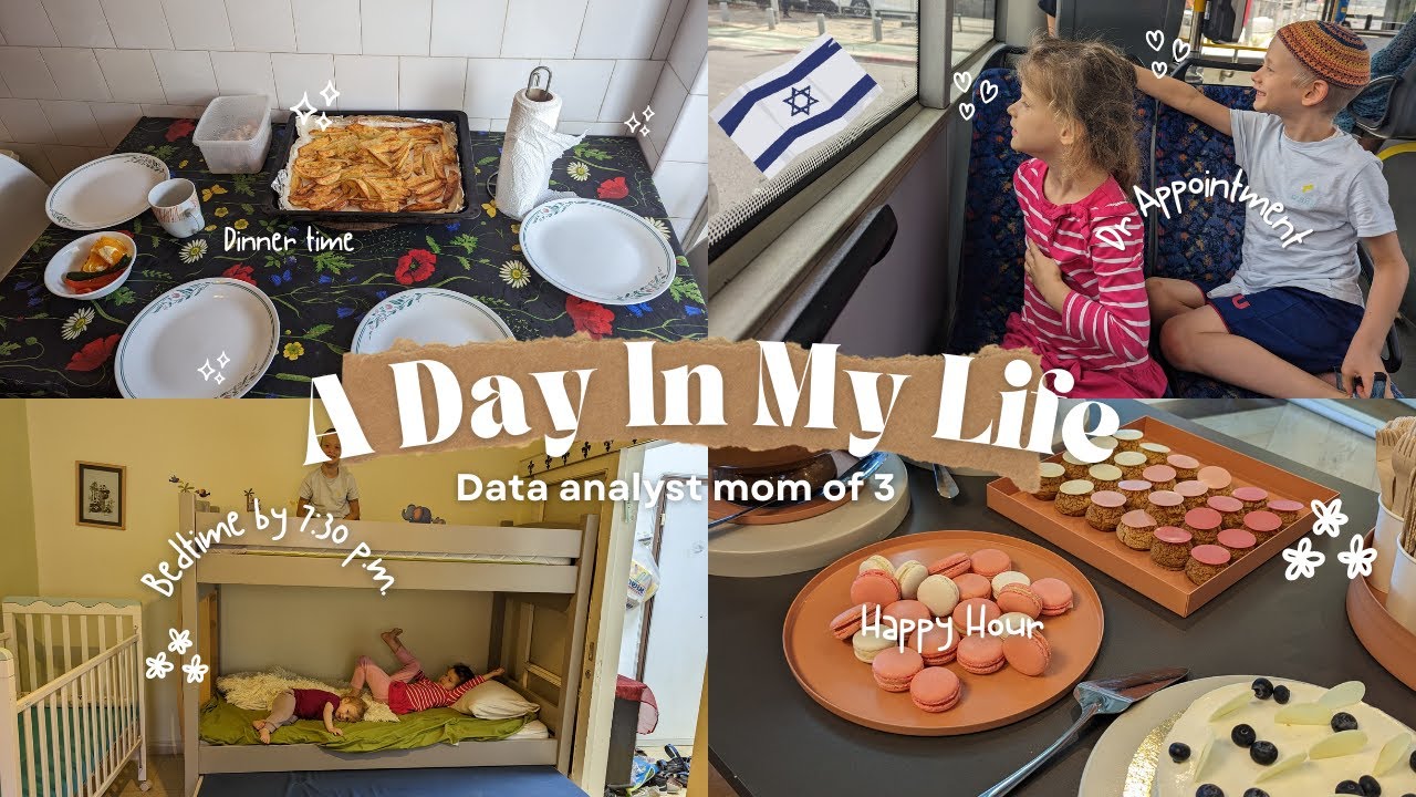 Day in the Life of a Full-time Working Mom of 3 | Tel Aviv