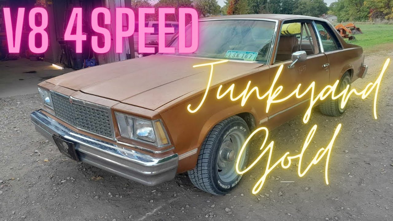 MY JUNKYARD V8 4 SPEED 78 MALIBU + NEW PROJECT