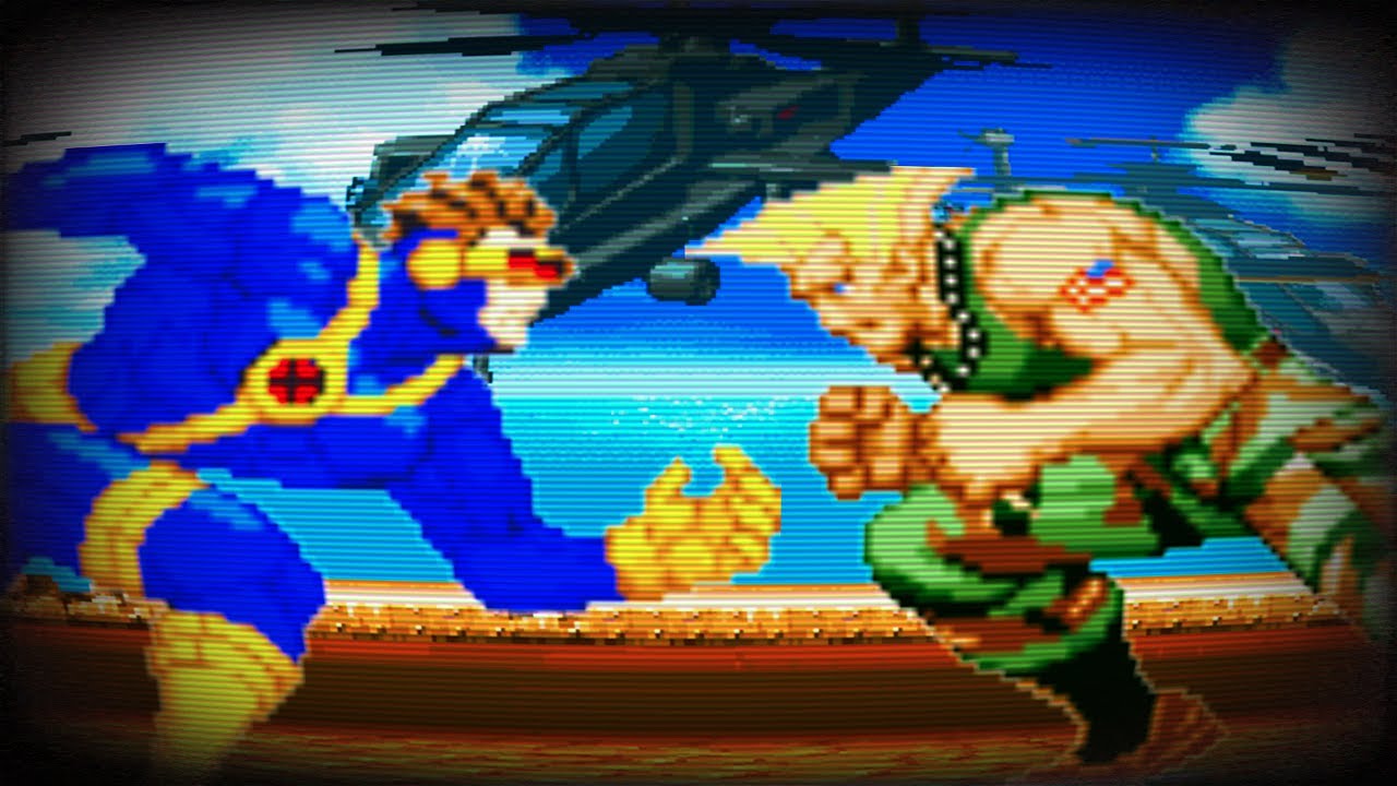 MUGEN 2024 - CYCLOPS VS. GUILE (WITH DIALOGUE)