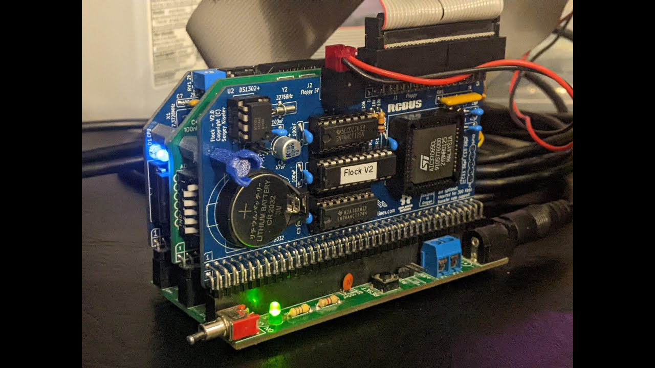 Flock V2: RCBus Floppy Disk controller and Real Time Clock