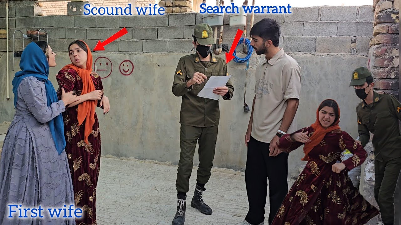 A cry of happiness! The police came to the evil second wife with a search warrant!