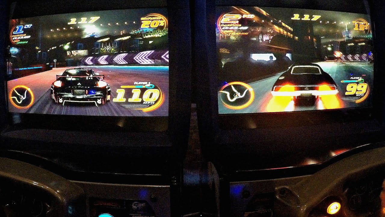 Need For Speed Carbon Racing Arcade Game Dave & Buster's Challenge