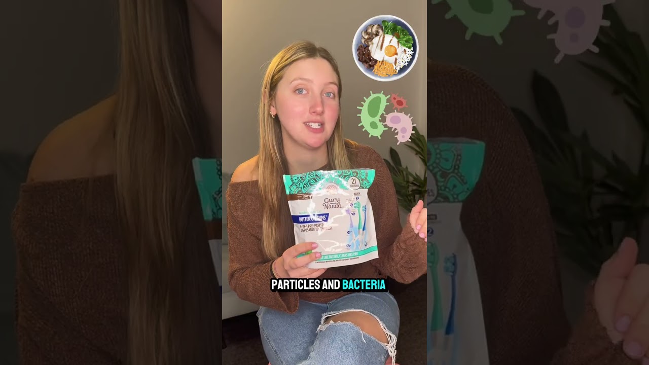 you eat… and suddenly your teeth feel fuzzy 🦠 A pre-pasted toothbrush = a quick clean feeling on