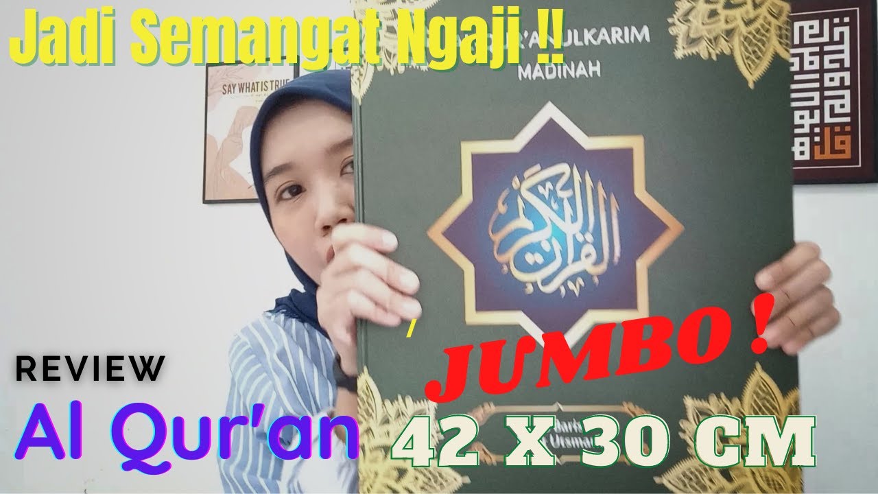 REVIEW ALQURAN JUMBO DARI SHOPEE