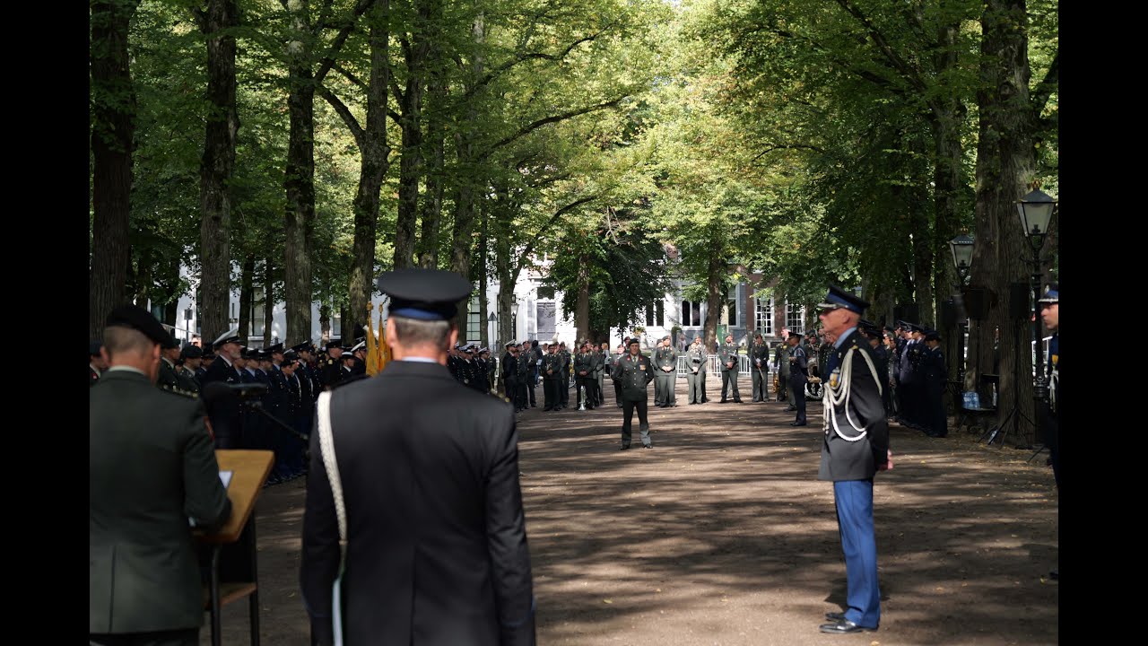 Beëigingsceremonie Reservisten Lange Voorhout Den Haag - KMKJWF - Diverse marsen