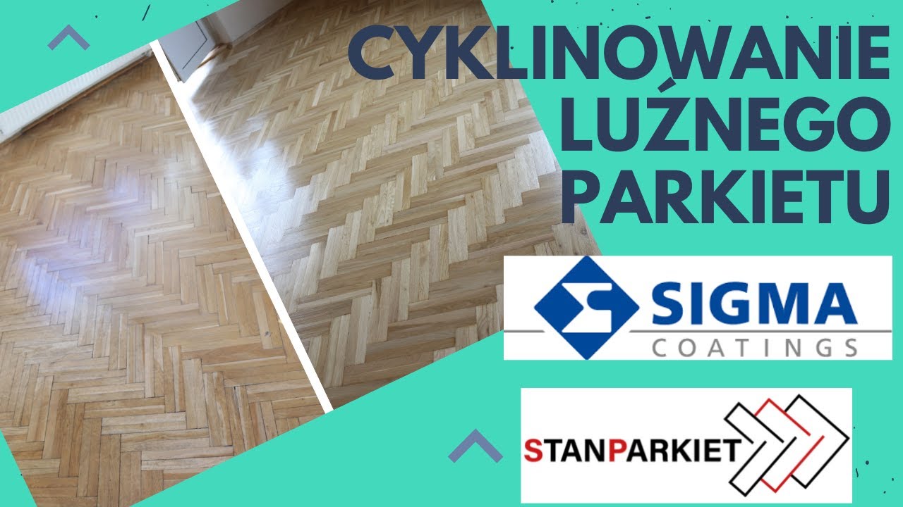Cyklinowanie luźnego parkietu dębowego