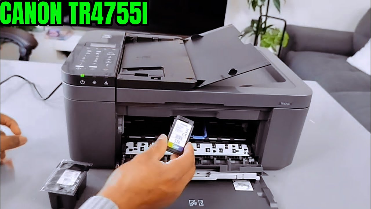 Canon TR4755I Setup: How to Install Ink & Load Paper | Full Guide