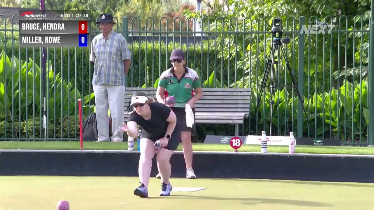 Women's Pairs Semi Final   Summerset National Championships   Bowls