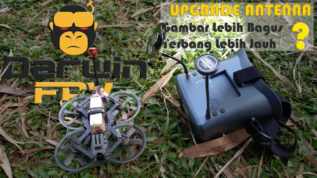 UPGRADE FPV ANTENNA | ORT Pagoda Rush Cherry & Hybrid Triple Feed Patch DarwinFPV CineApe 25