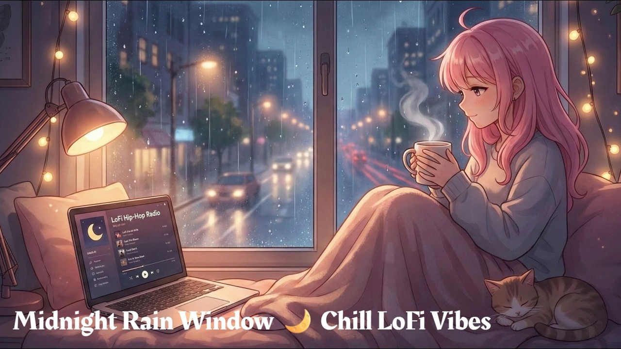 Rain on the Window 🌧️ Cozy LoFi Chill Vibes