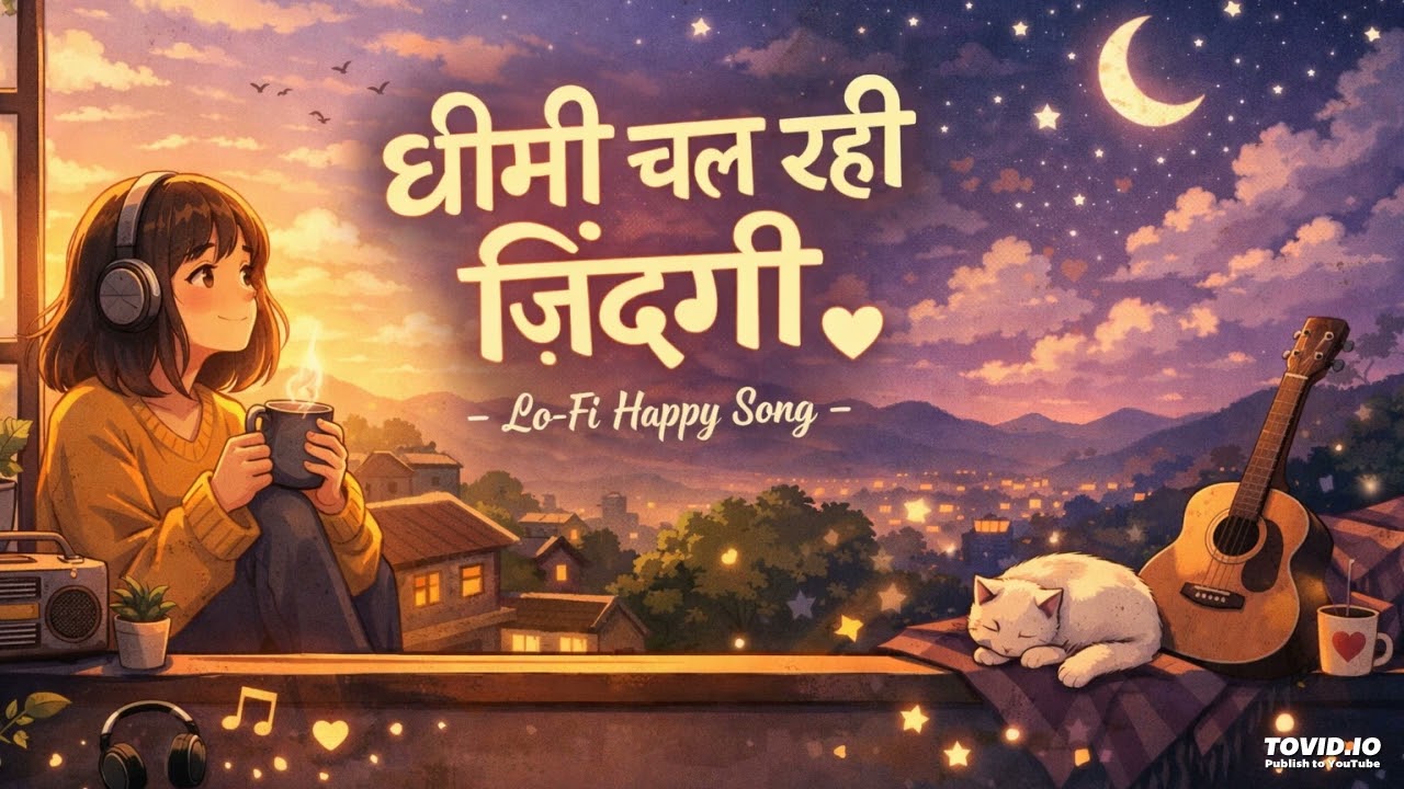 🌜Lo-Fi Happiness | सुकून भरा हिंदी लofi सॉन्ग 🎧