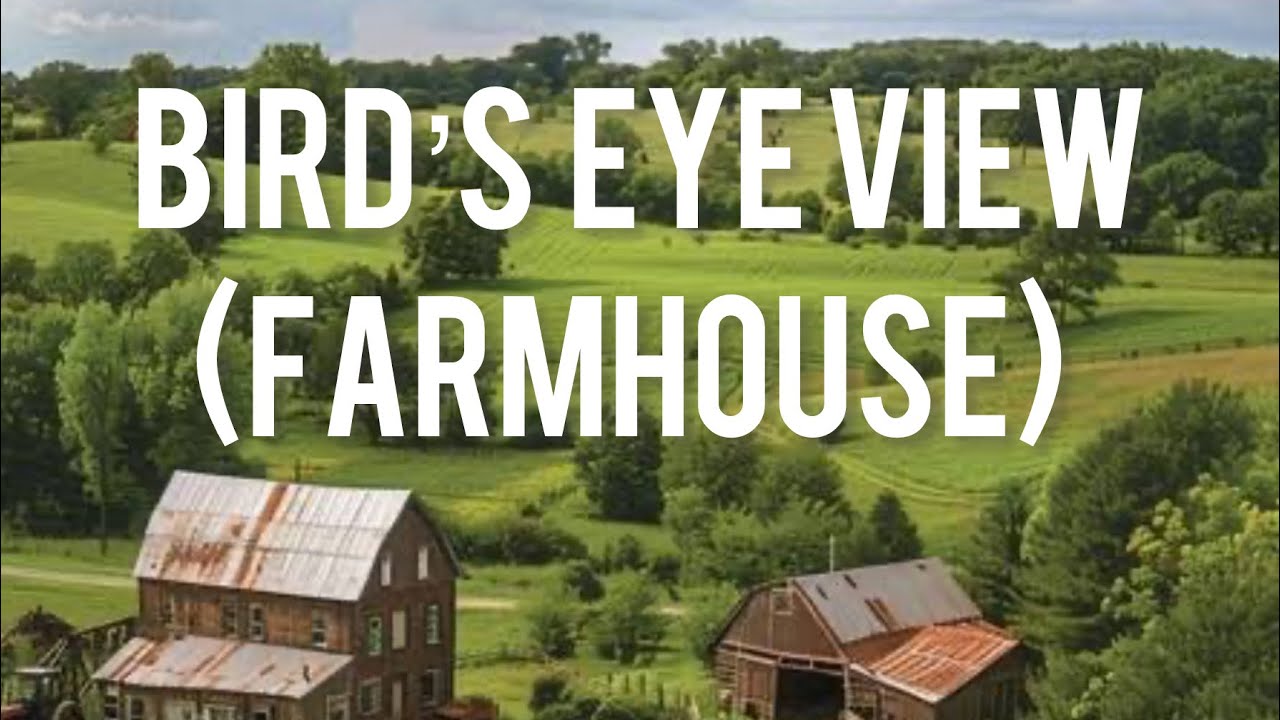 BIRD’S EYE VIEW OF MY FARMHOUSE || HOUSE TOUR || DRONE VIEW