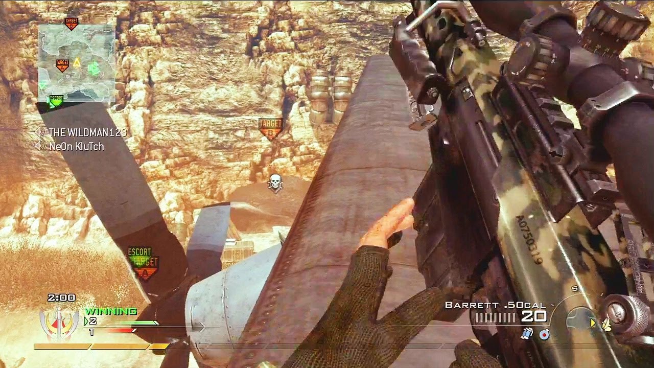 MW2 Search and Destroy - Shocktober and Barrett Shots