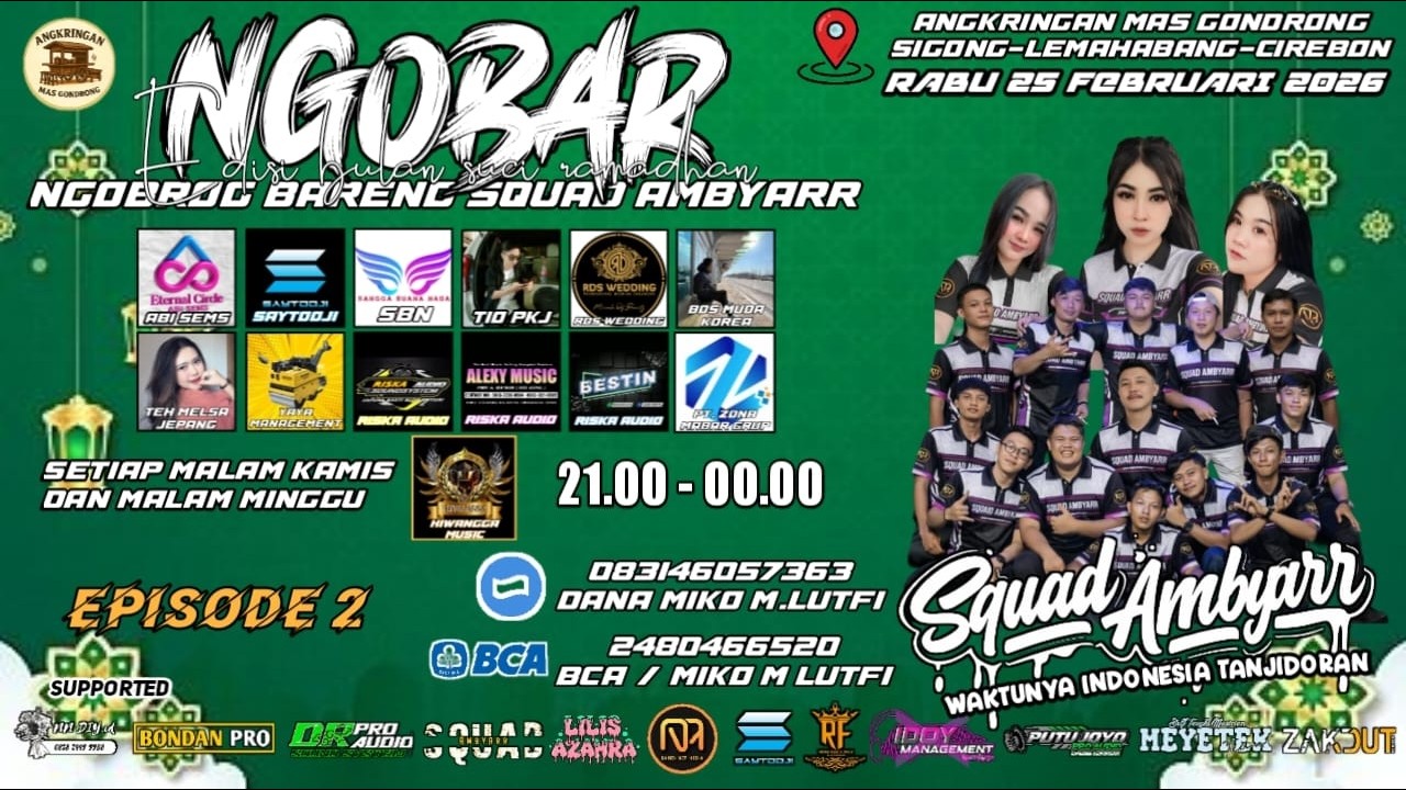 LIVE NGOBAR || ANGKRINGAN MAS GONDRONG || SIGONG - LEMAHABANG - CIREBON || 25 FEB 2026  || EPISODE 2