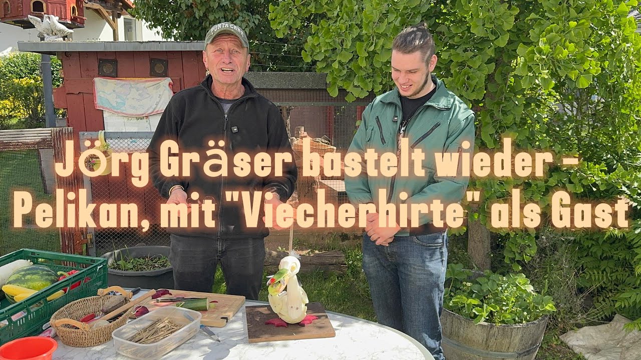 Bastelstunde mit Jörg Gräser & @Viecherhirte Sandro: Tipps zur Tierpflege & spannende Geschichten