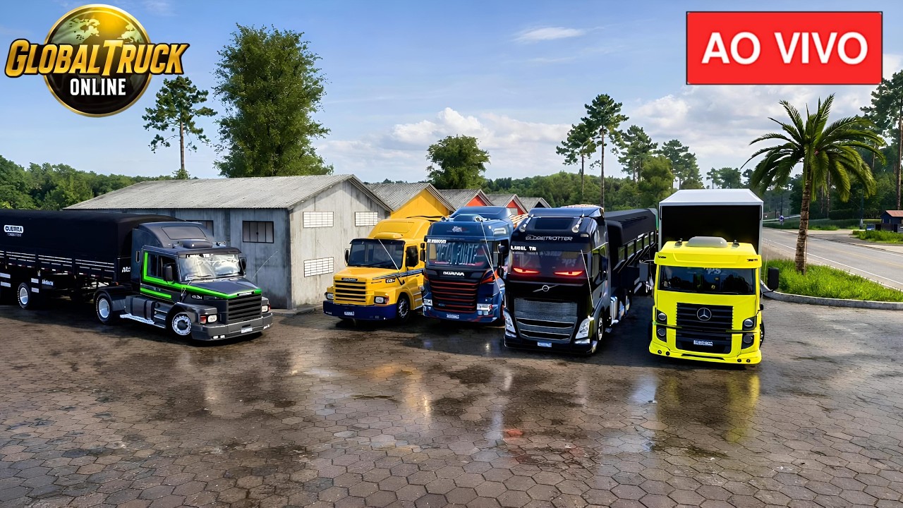 💥AO💥VIVO💥GLOBAL TRUCK ONLINE - JOGANDO COM OS INSCRITOS  TERÇOU VEM PRA LIVE